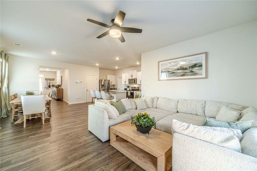 Furnished interior view inside a new home in , Dawsonville (Image 16).