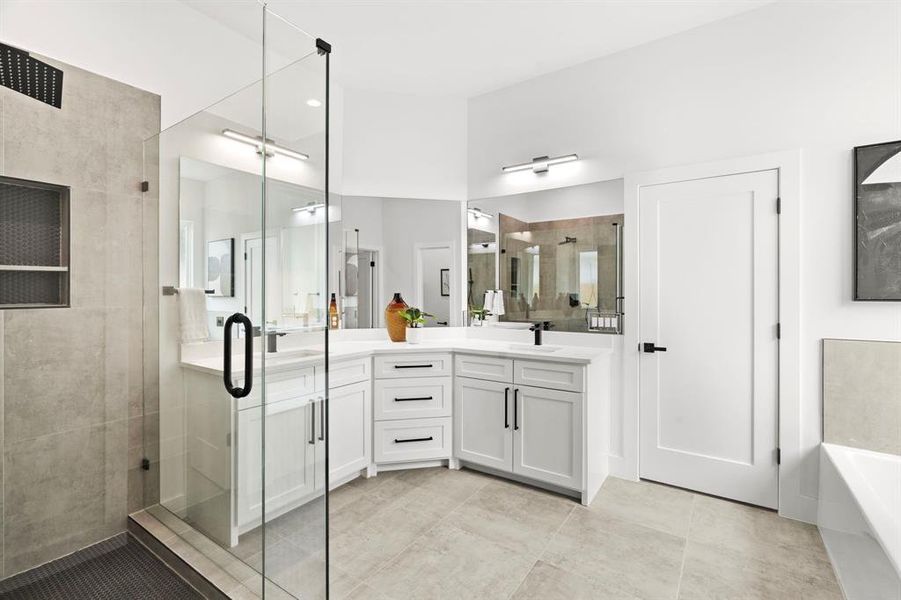 Furnished interior view inside a new home in , Dallas (Image 7). Furnished interior view inside a new home in , Dallas (Image 7).