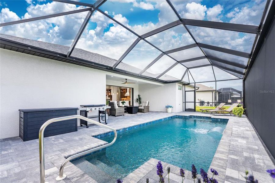 Exterior details and patio area of a home in , Rotonda West (Image 31).