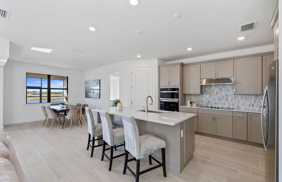 Furnished interior view inside a new home in Del Webb Naples, Immokalee (Image 14).