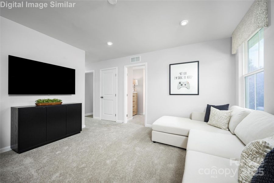 Furnished interior view inside a new home in , Charlotte (Image 10). Furnished interior view inside a new home in , Charlotte (Image 10).