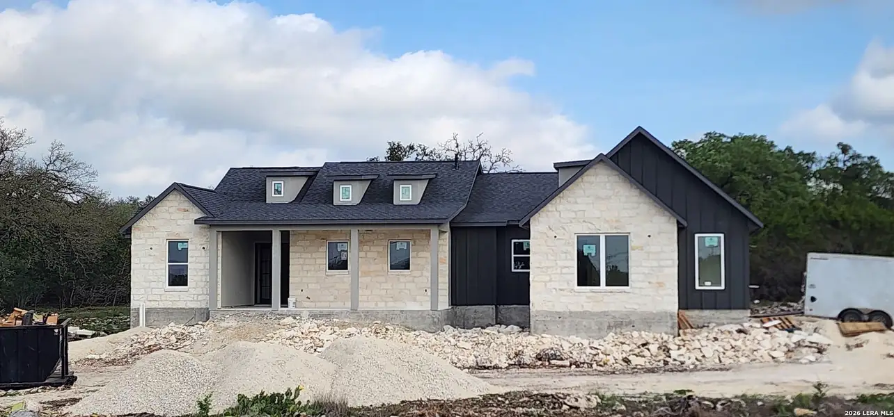 In-progress construction of a new home in , Spring Branch, TX (Image 4).