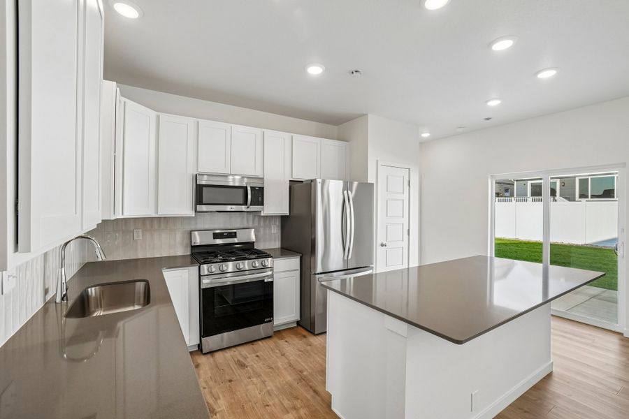 Furnished interior view inside a new home in Union Colony West, Greeley (Image 14).