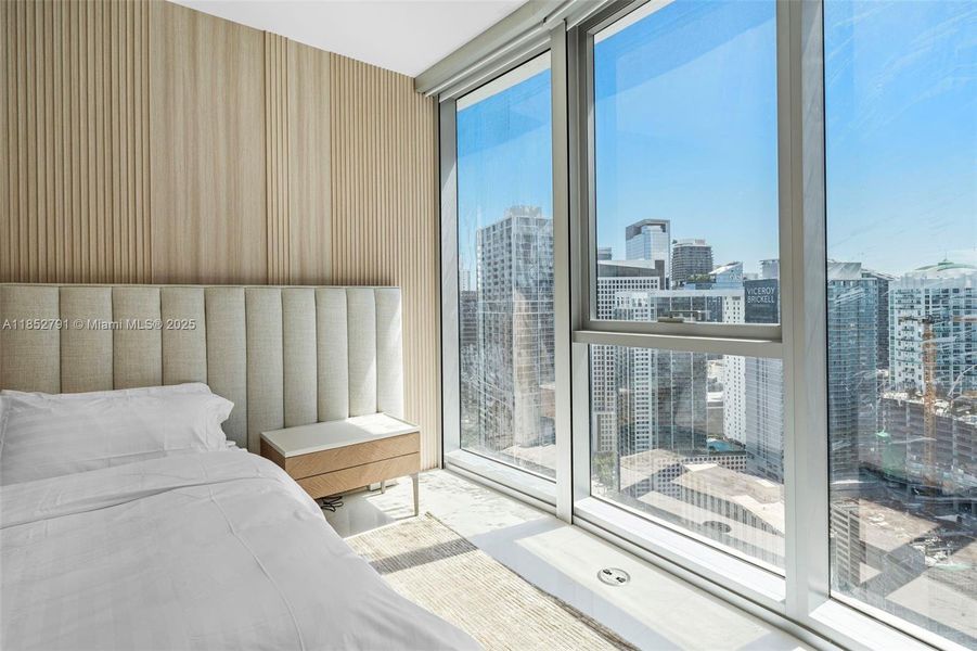 Furnished interior view inside a new home in , Miami (Image 9).