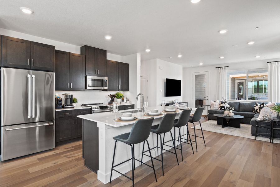 Furnished interior view inside a new home in Berkeley Villas, Denver (Image 4).