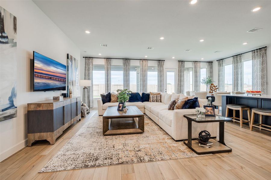 Furnished interior view inside a new home in Anniston, Katy (Image 16).