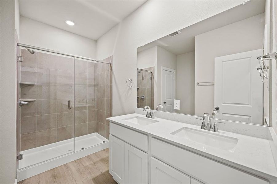 Furnished interior view inside a new home in MiraVerde, Crowley (Image 7).