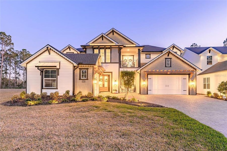 Front exterior of a new home in , Port Orange, FL, highlighting curb appeal (Image 29). Front exterior of a new home in , Port Orange, FL, highlighting curb appeal (Image 29).
