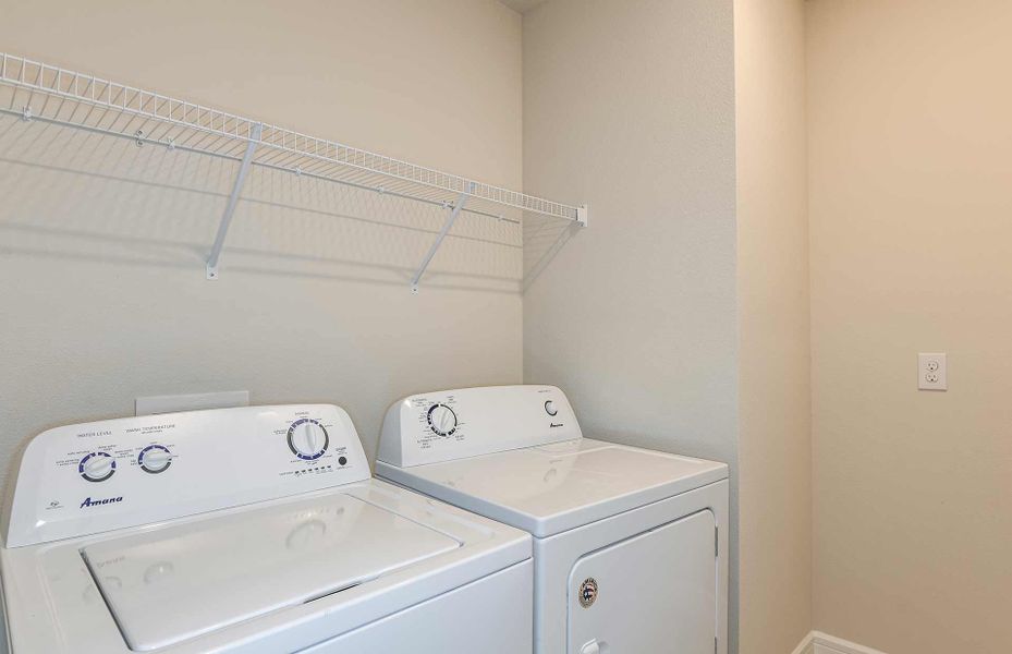 Convenient Laundry Room