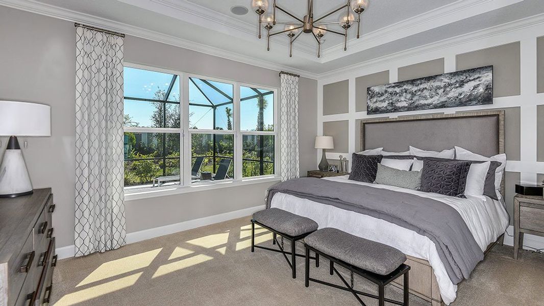 Representative furnished interior of a home built from the Antigua by Taylor Morrison in Cassia at Skye Ranch, Sarasota (Image 12).