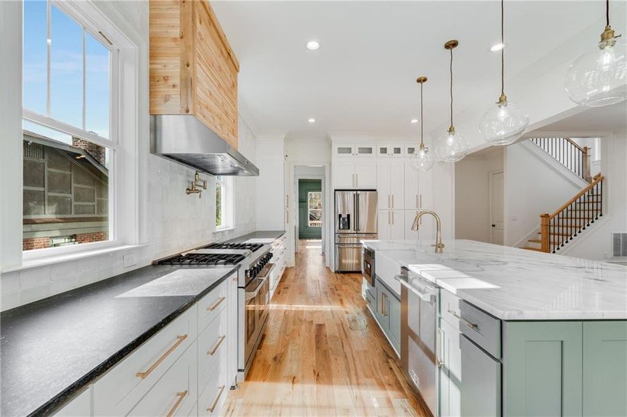 Furnished interior view inside a new home in , Atlanta (Image 12).