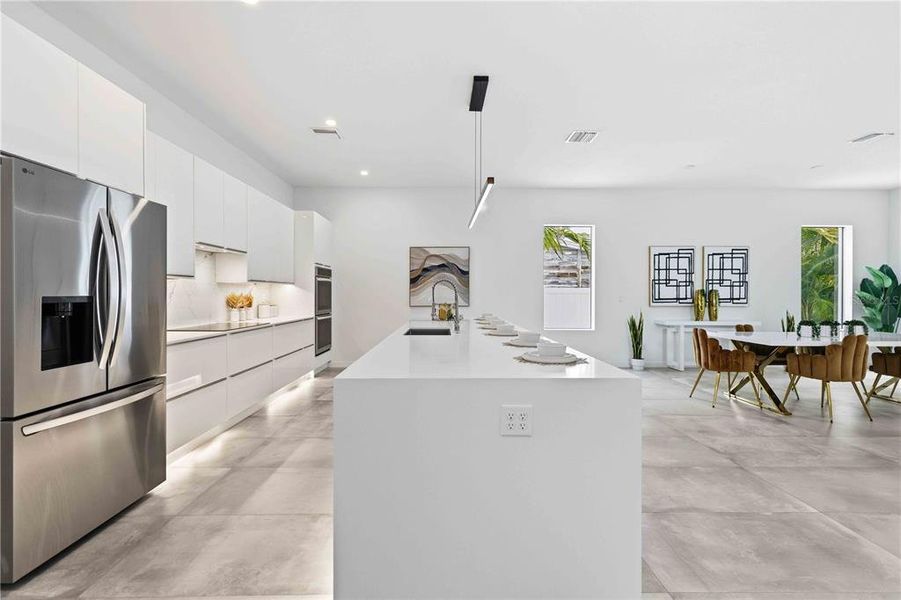 Furnished interior view inside a new home in , Sarasota (Image 21).