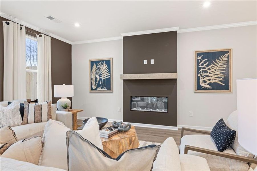 Furnished interior view inside a new home in Lake Shore, Winder (Image 10).
