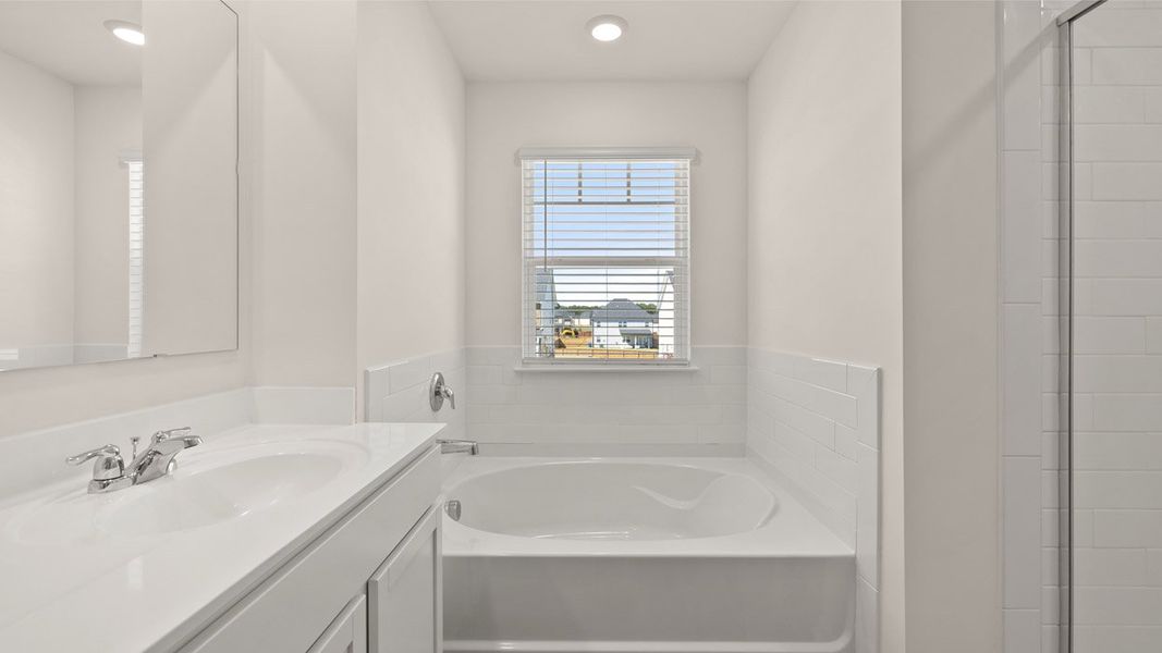 Representative furnished interior of a home built from the Iberville by D.R. Horton in Independence, Loganville (Image 8).