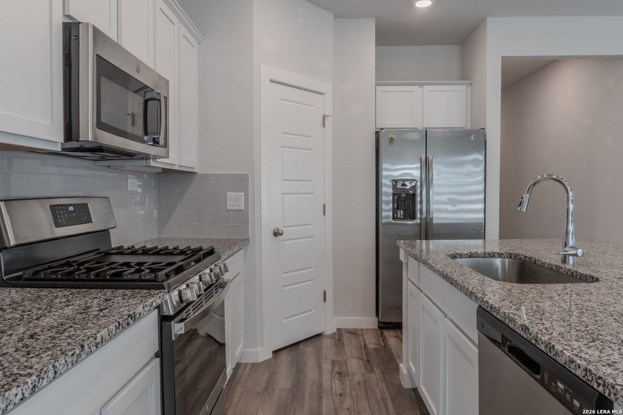 Furnished interior view inside a new home in The Meadows at Hunters Ranch, San Antonio (Image 6). Furnished interior view inside a new home in The Meadows at Hunters Ranch, San Antonio (Image 6).