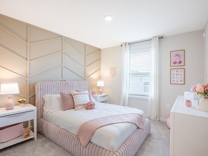 Secondary bedrooms provide space for everyone in your household - Aria bungalow by Highland Homes