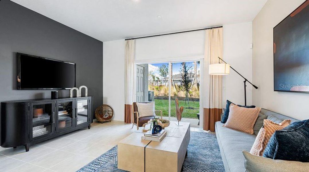 Furnished interior view inside a new home in The Townhomes at Azario Lakewood Ranch, Bradenton (Image 4). Furnished interior view inside a new home in The Townhomes at Azario Lakewood Ranch, Bradenton (Image 4).