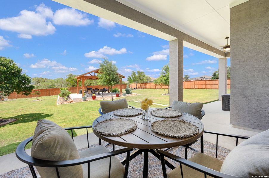 Exterior details and patio area of a home in , Castroville (Image 22). Exterior details and patio area of a home in , Castroville (Image 22).