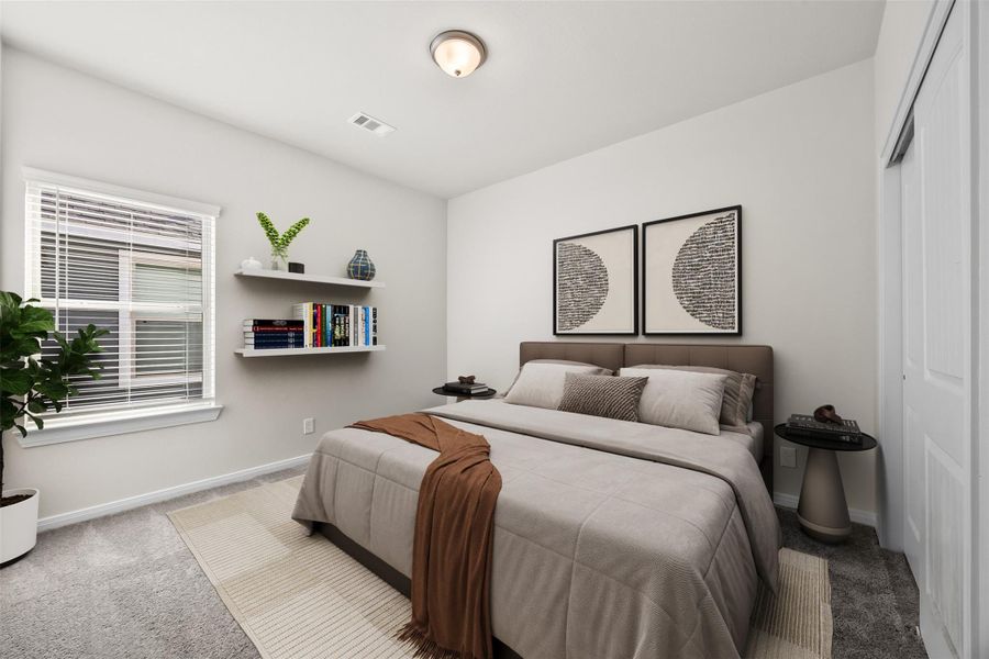 Furnished interior view inside a new home in Enclave at Dobbin, Magnolia (Image 14).