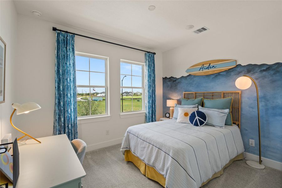 Furnished interior view inside a new home in Elyson, Katy (Image 13).