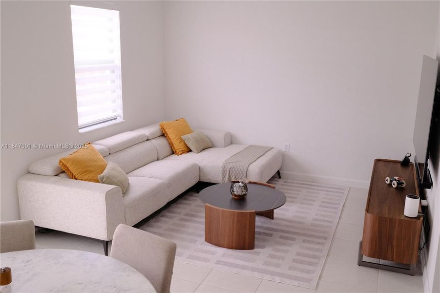 Furnished interior view inside a new home in , Miami (Image 13).