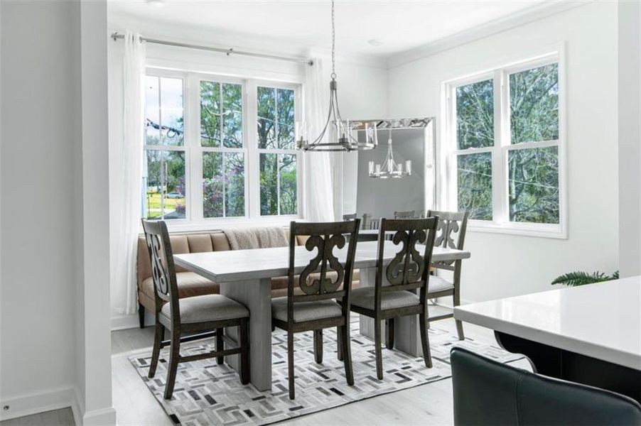 Furnished interior view inside a new home in , Kennesaw (Image 15).