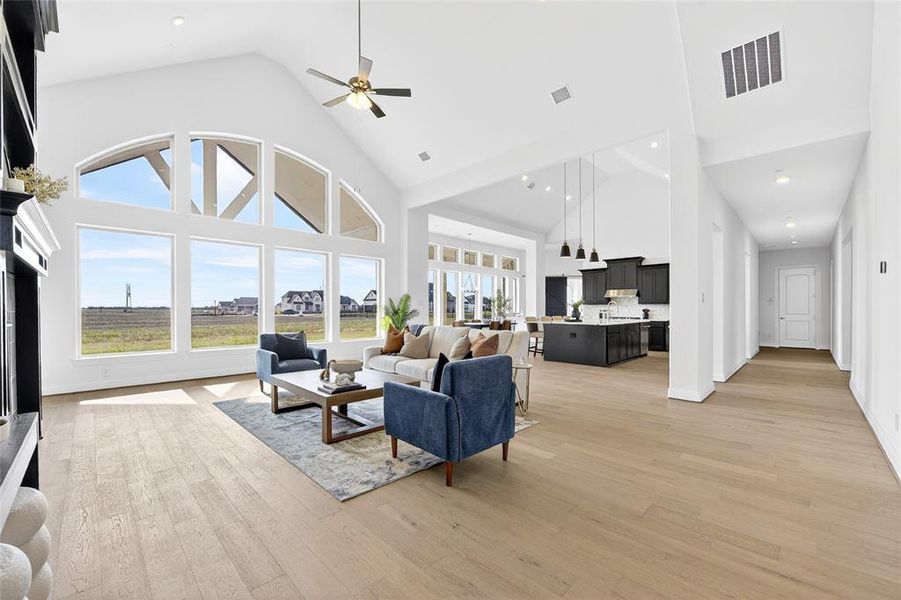 Furnished interior view inside a new home in , Parker (Image 34). Furnished interior view inside a new home in , Parker (Image 34).