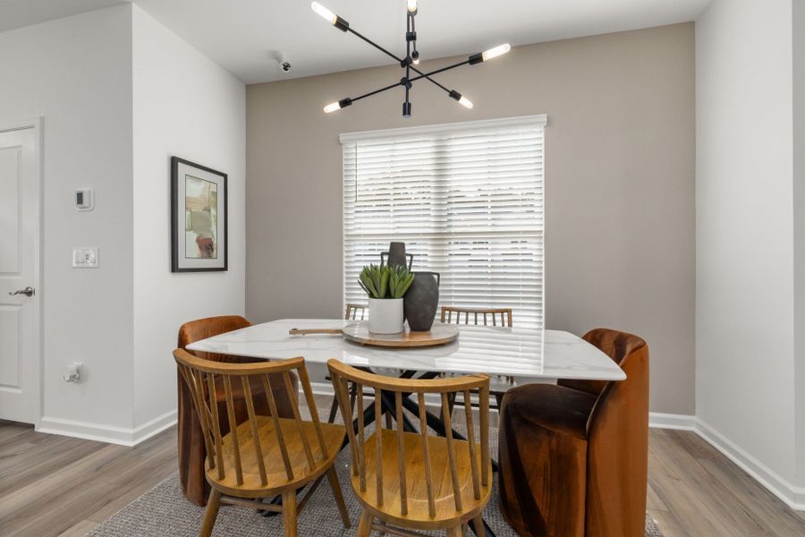 Furnished interior view inside a new home in Flemingfield, Greensboro (Image 7).