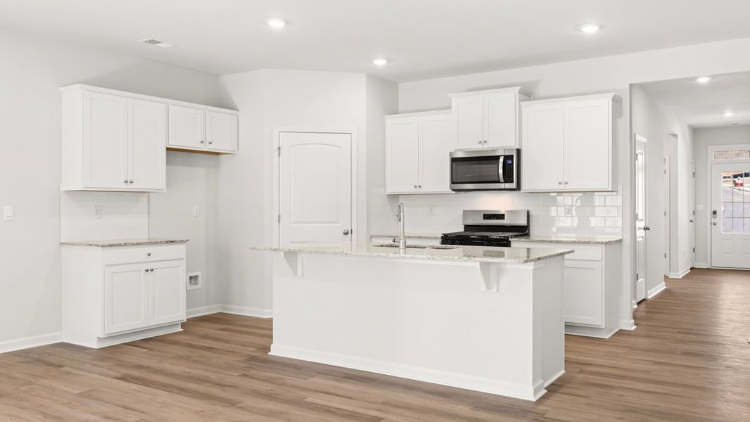 Furnished interior view inside a new home in South Wind, Union City (Image 6).