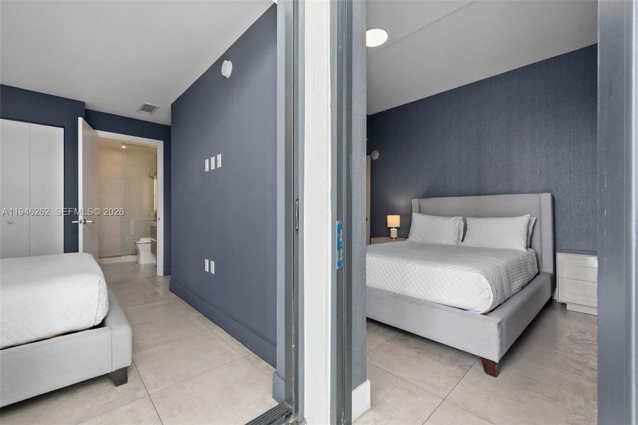 Furnished interior view inside a new home in , Miami (Image 14).