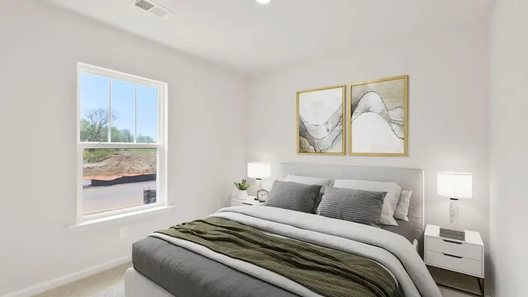 Furnished interior view inside a new home in Village Grove, Greenville (Image 6).