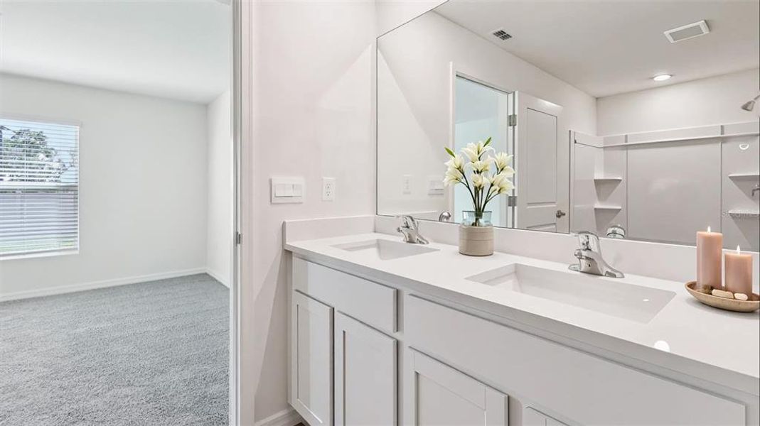 Furnished interior view inside a new home in Triumph South, Wildwood (Image 6).