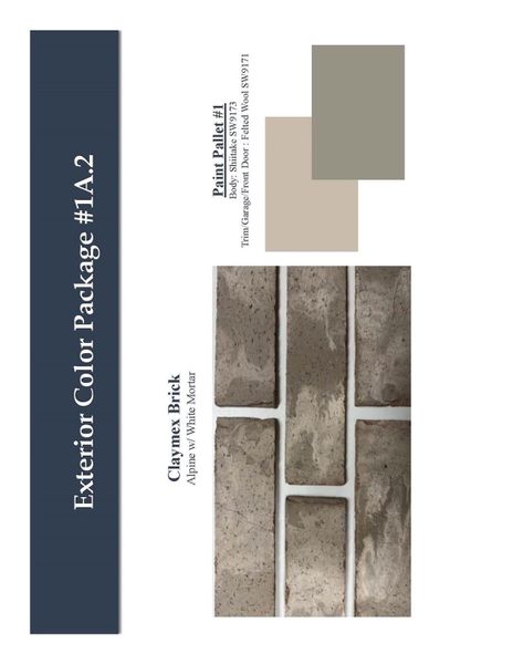 Sample of building materials used in homes in Sundance Cove, Crosby (Image 4). Sample of building materials used in homes in Sundance Cove, Crosby (Image 4).
