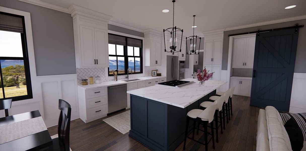 Furnished interior view inside a new home in , Lake Worth (Image 40).