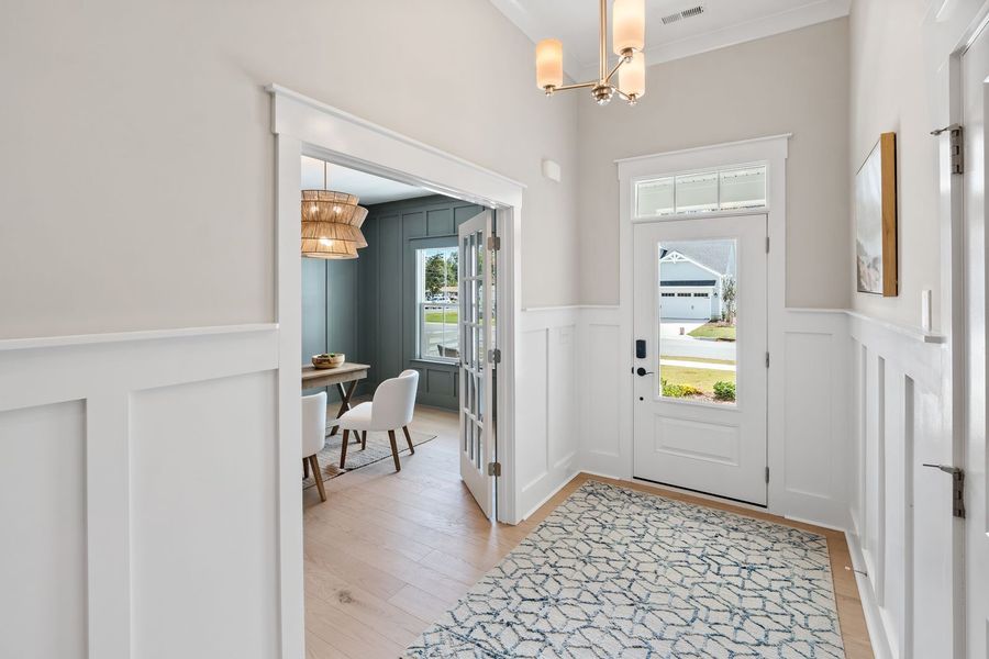 Representative furnished interior of a home built from the Beckett by Bill Clark Homes in Riverside Cove, Wilmington (Image 8).