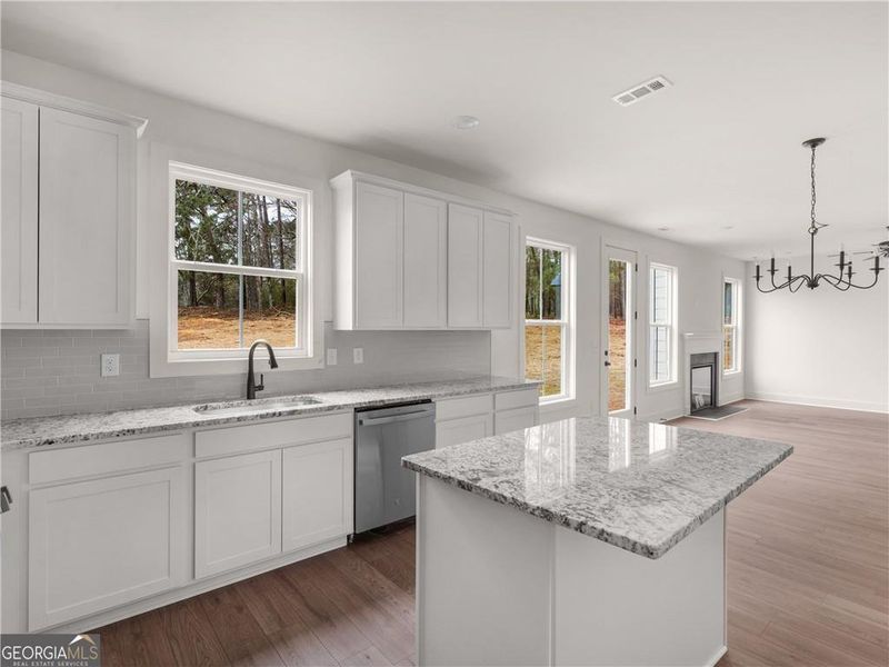 Furnished interior view inside a new home in , Mansfield (Image 4).