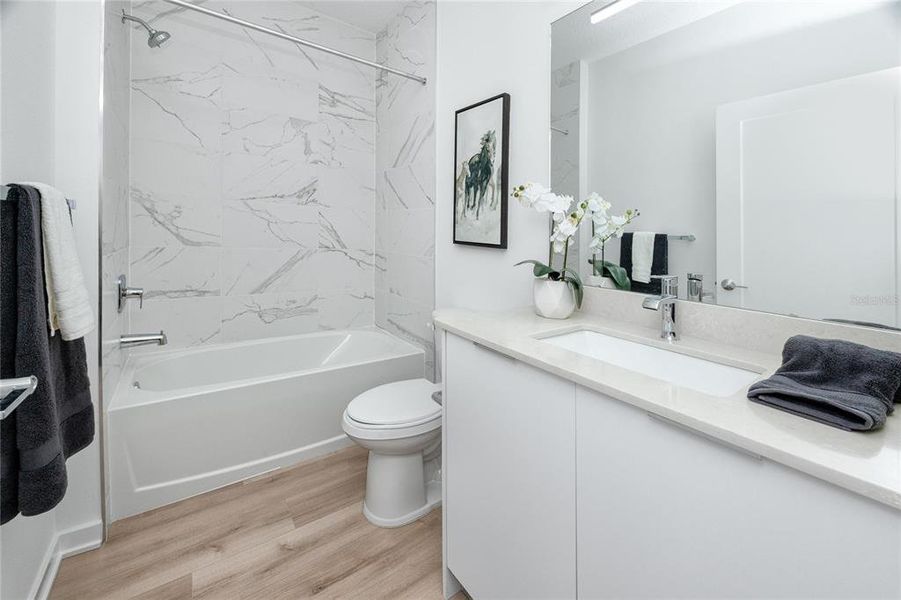 Furnished interior view inside a new home in , Tampa (Image 16).