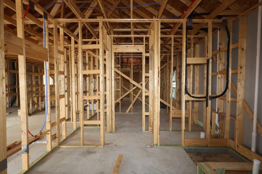 In-progress construction of a new home in Harvest Green - Reserve Collection, Richmond, TX (Image 5).