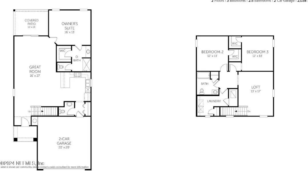 2D floor plan layout of this home in , Jacksonville, FL (Image 3).