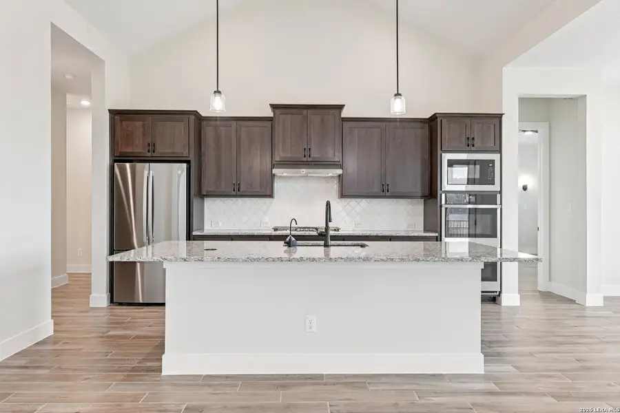 Furnished interior view inside a new home in Village at Three Oaks, Seguin (Image 9). Furnished interior view inside a new home in Village at Three Oaks, Seguin (Image 9).