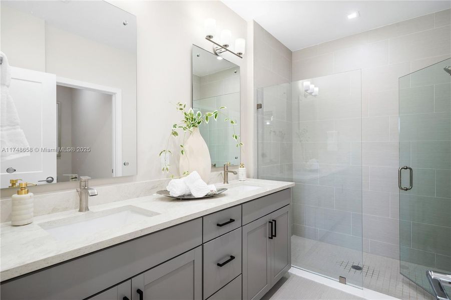 Furnished interior view inside a new home in , Fort Myers (Image 2).