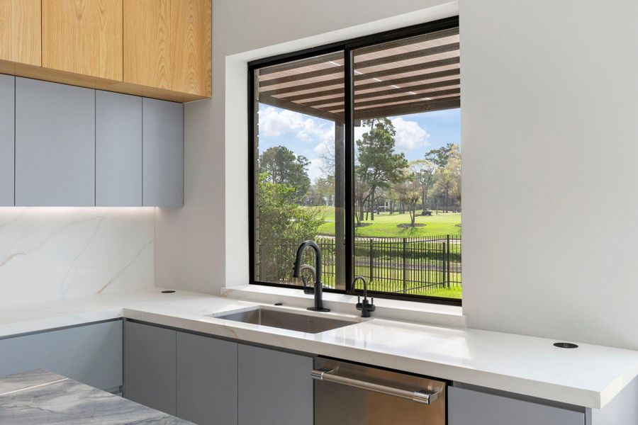 Close-up of interior finishes inside a home in , The Woodlands (Image 21).