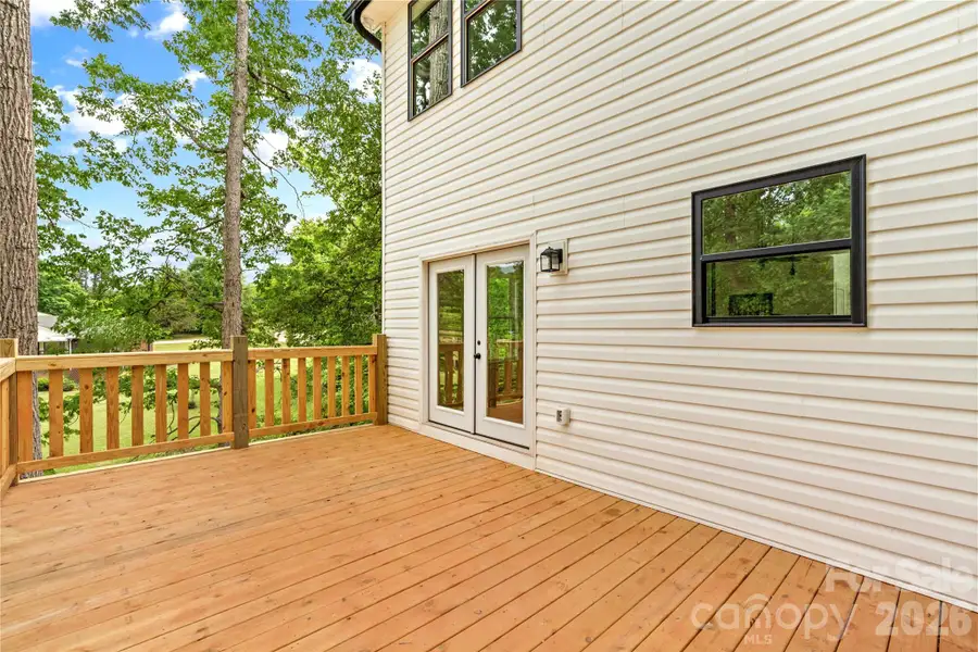 Deck without furniture to show how large.
