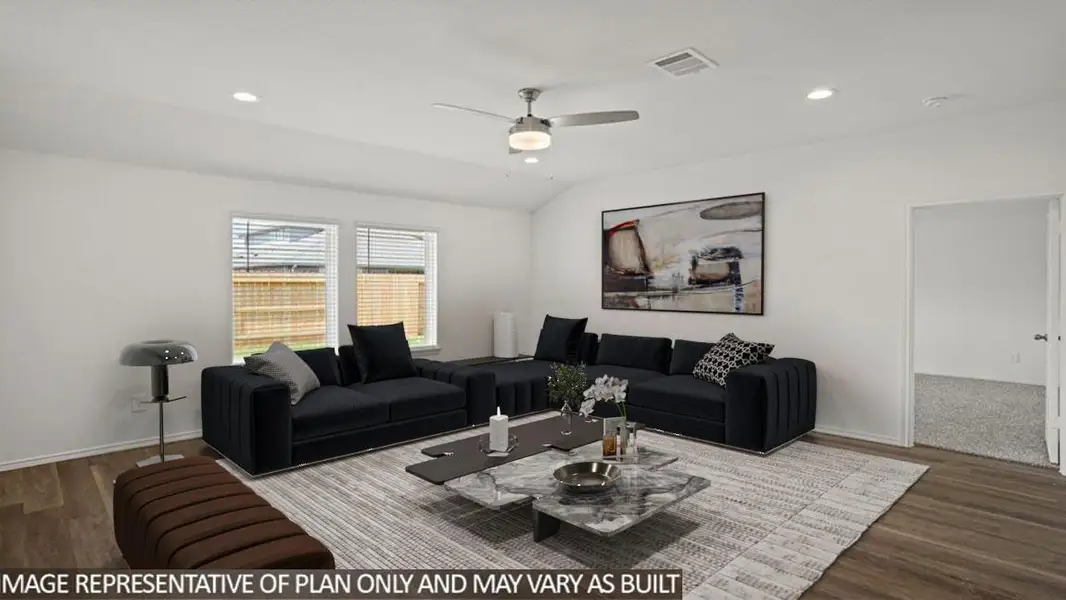 Furnished interior view inside a new home in Sunterra Lakes, Brookshire (Image 5).