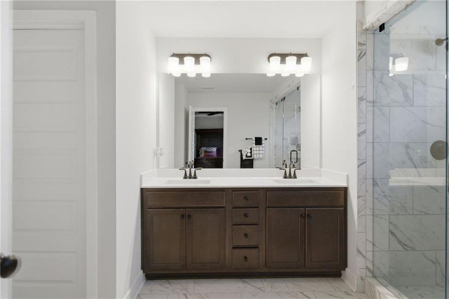 Furnished interior view inside a new home in , Gainesville (Image 29).