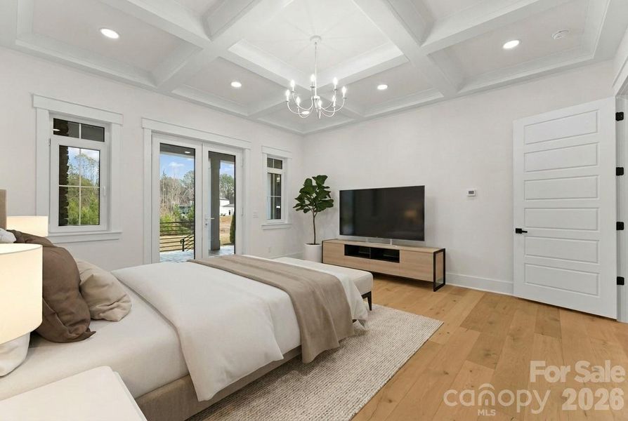 Furnished interior view inside a new home in , Mint Hill (Image 27).