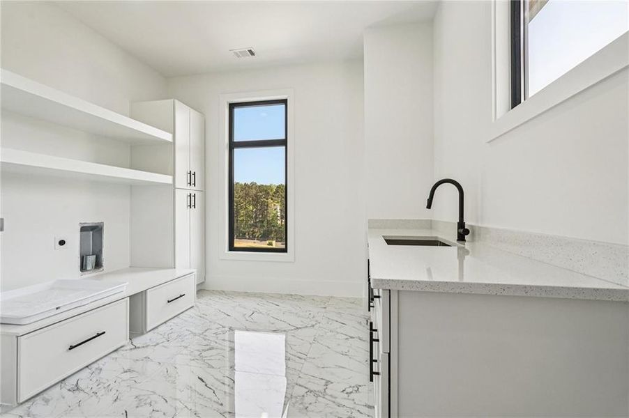 Furnished interior view inside a new home in , Sugar Hill (Image 53).