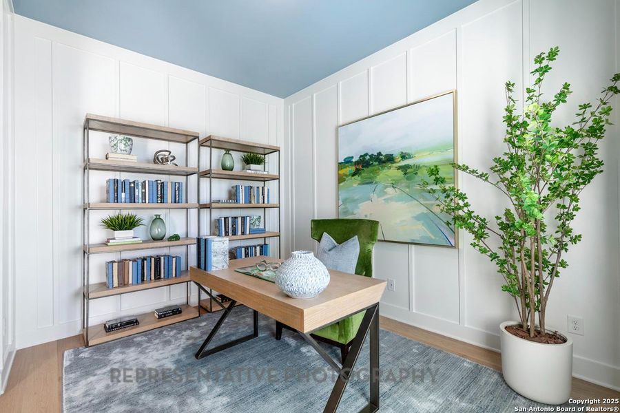 Furnished interior view inside a new home in Mont Blanc, Schertz (Image 25).