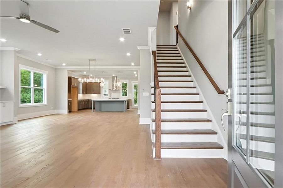 Spacious, unfurnished interior of a new home in Old Town Estates, Dacula (Image 74).