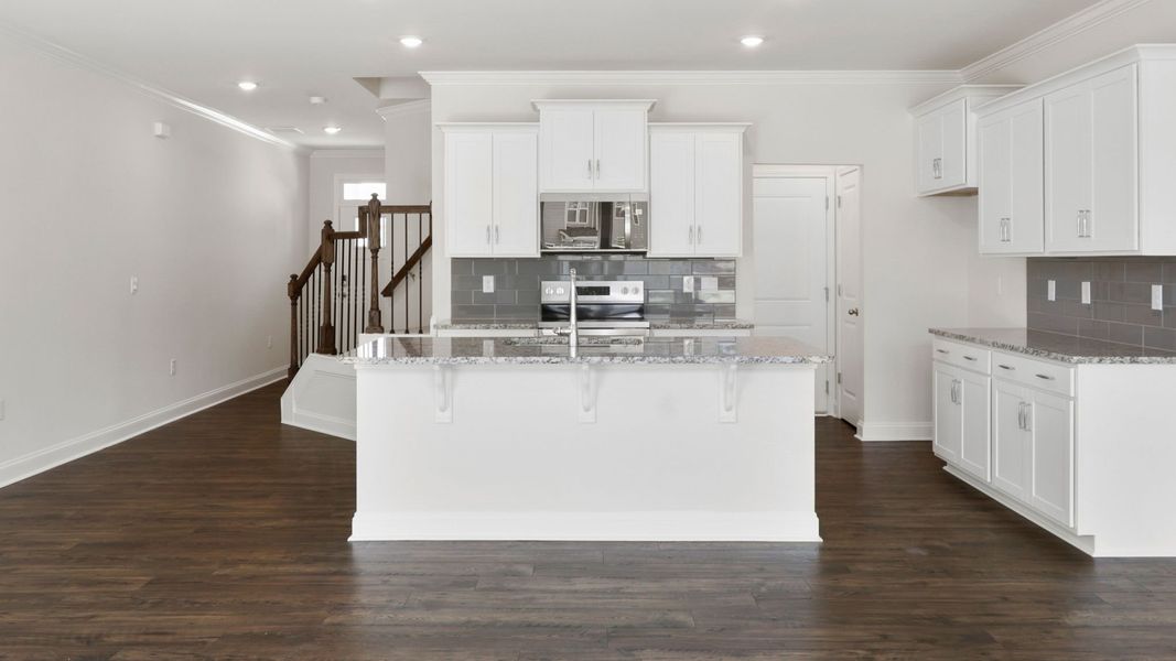 Furnished interior view inside a new home in The Townes at Stonecrest, Hendersonville (Image 11). Furnished interior view inside a new home in The Townes at Stonecrest, Hendersonville (Image 11).